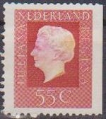 Holanda 1969 Scott 464a Sello Serie Basica Reina Juliana 55c usado Stamps Netherlands Holland Hollande Olanda 